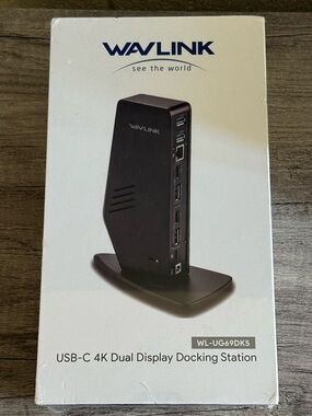WL-UG69DK5 USB-C Dual 4K Ultra HD Multi-Display Universal Docking Station SEALED